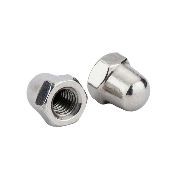 Hex Acorn Nut Stainless Steel Hexagon Semicircle Cap Cover Nuts