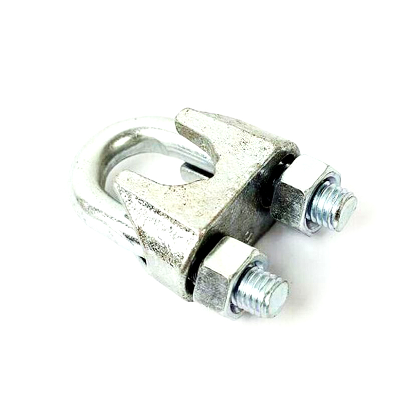 Zinc Plated Malleable Steel Wire Rope Clips Galvanized Wire Rope Clamp