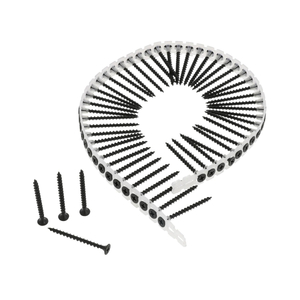 Black Phosphat Collated Chain Belt Drywall Screw Coarse Thread Bugle Head BP PH2