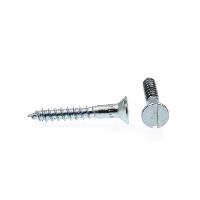 C1022A Carbon Steel Self Tapping Screw Slotted Flat Countersunk Head Wood Screws DIN97