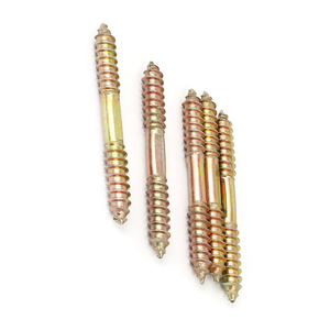 Double Ended Thread Bar Self Tapping Screw Stud Wood Dowel Screw for Wood Furniture