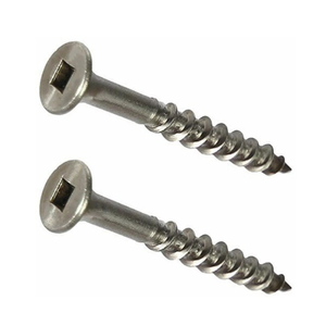 Square Drive Bugle Head Wood Deck Screws 316 Marine Grade Stainless Steel Type 17
