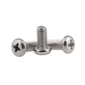 Hot Sale Machine Screw Pan Head Phillips Stainless Steel Zinc Plated Din7985