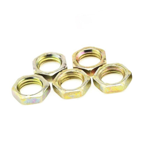Gr. 8.8 Yellow Zinc Plated Steel DIN 936 Hex Thin Nut