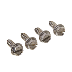 Zinc Plated Steel Slotted Drive Hex Washer Head Self-Tapping Sheet Metal Screws