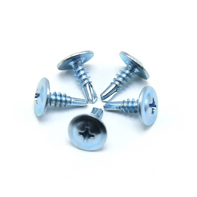 Phillips truss head self drilling screw zinc