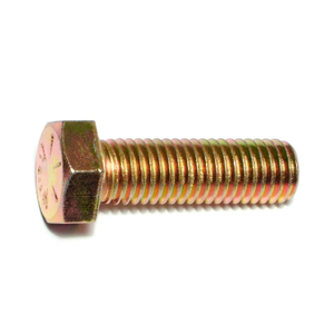 Hexagon Head DIN 933 Carbon Steel Hex Bolt Grade 8 Yellow Zinc Plated Finish