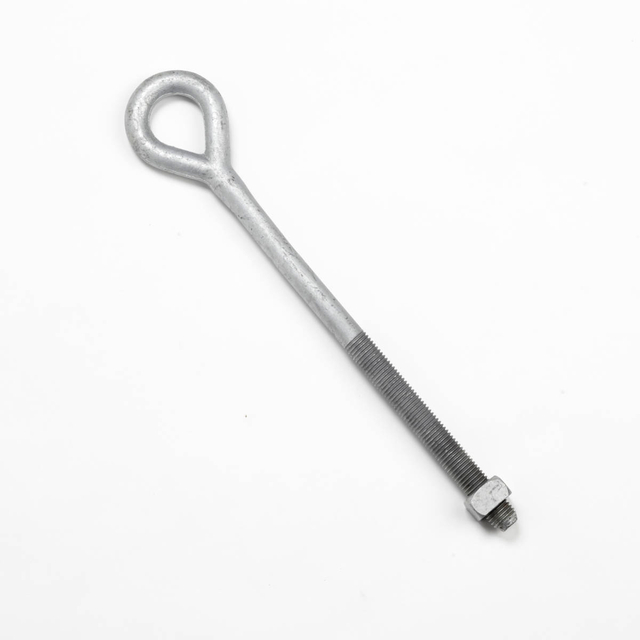 Galvanized OVAL EYE BOLT for Pole Line Hardware