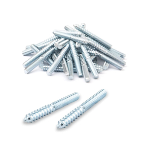 Coarse Thread Hanger Bolt Low Carbon Steel Zinc Plated