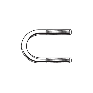 Zinc Plated Round Trailer Pipe U-Bolt