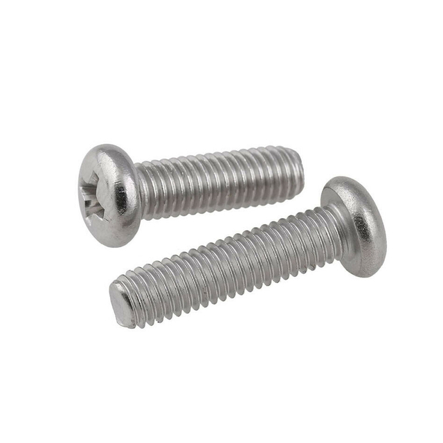 M2 M3 M4 M5 M6 M7 M8 M10 6-32 Metric Din 7985 Phillips Pan Head Machine Screw Stainless Steel Machine Screw