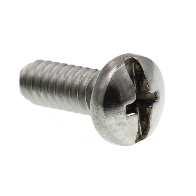 Stainless Steel Pan Head Phillips/Slotted Combination Drive Machine Screws