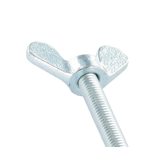 DIN316 Zinc Plated MALLEABLE CAST IRON Steel Butterfly Head Thumb Wing Bolt