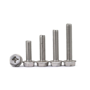 DIN6921 Stainless Steel SS304 SS316 Phillips Drive Serrated Hex Flange Bolt