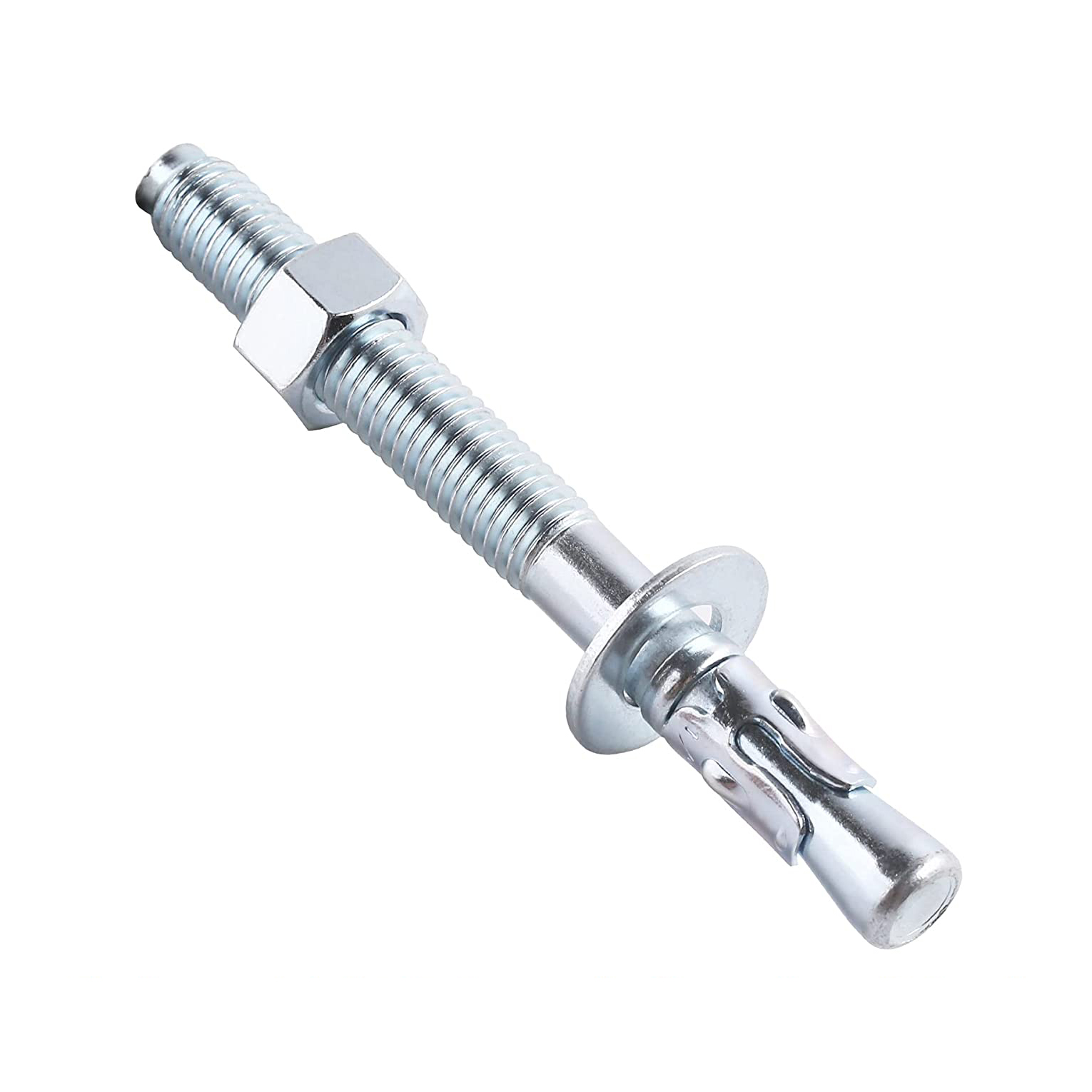 Fastener Expansion Steel White Galvanized Wedge Anchor Bolt From China 