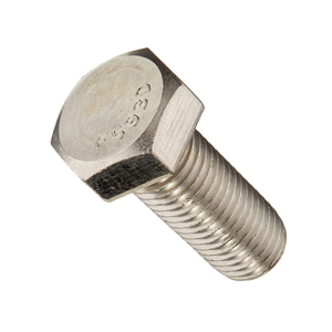 Stainless Steel 304/316 DIN933 Hex Bolt Yellow Zinc Plated