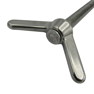 Stainless Steel 304 316 Dog Bolt Eye Bolt DIN444 with Wing Nuts Butterfly Nuts