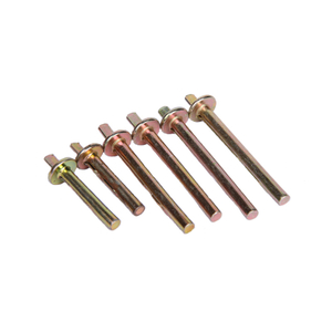 Carbon Steel Yellow Zinc Plated Hammer Drive Ceiling Anchor