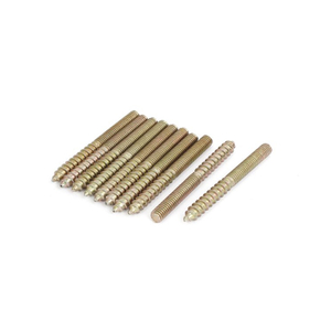Double Ended Thread Bar Self Tapping Screw Stud Wood Dowel Screw for Wood Furniture