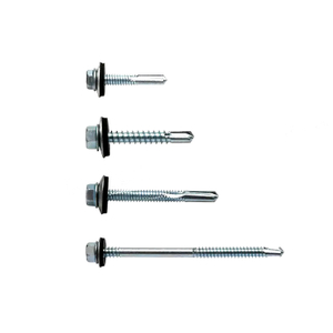 C1022A galvanized Hex Washer Head Self Drilling Screw DIN7504K with EPDM Washer blue Zinc Plated