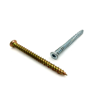 Torx Recess COUNTERSUNK CONCRETE SCREWS 7.5MM X 150MM Yellow Zinc Plated