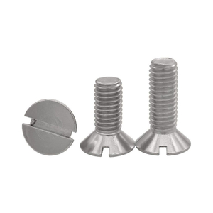 A2 Stainless Steel Slotted Flat Head Machine Screws