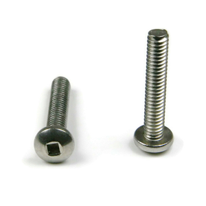 STAINLESS STEEL SQUARE DRIVE PAN HEAD MACHINE SCREWS Fully Threaded