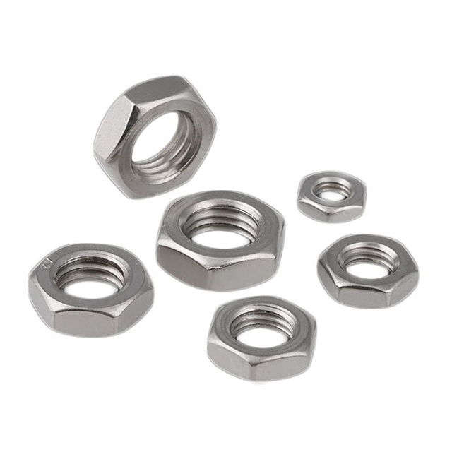  Manufacturer hex thin nut DIN439 Hex Jam Thin Nut