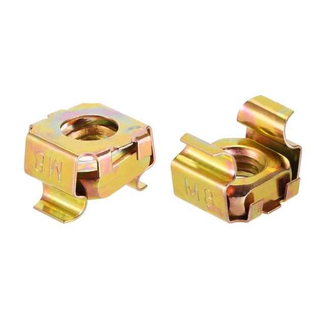 Carbon Steel Yellow Zinc Plated Cage Nuts for Server Rack Cabinet