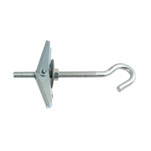 China Cheap Fastener Blue Zinc Spring Toggle Anchor Wing Anchor with Eye Hook Bolt