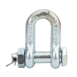 Heavy Duty 0.5 Ton - 250 Ton Bolt Type Omega Anchor Shackle Lift Shackles Manufacturer G209 8.5t Lifting Bow Towing D Shackle