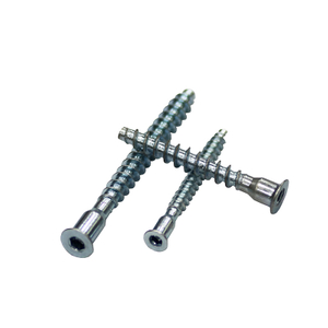 Carbon Steel Furniture Confirmat Screw Hex Socket Wood Screws Zinc Plated