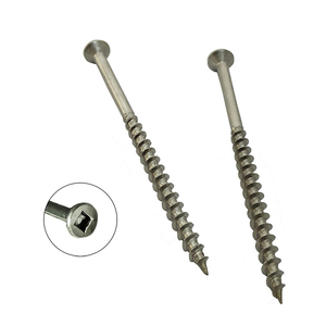 Square Drive Bugle Head Wood Deck Screws 316 Marine Grade Stainless Steel Type 17