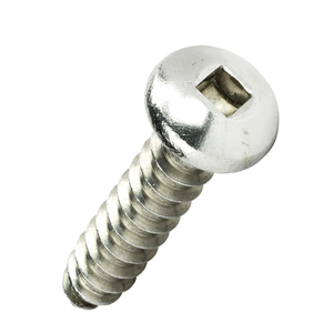 STAINLESS STEEL SQUARE DRIVE PAN HEAD MACHINE SCREWS Fully Threaded