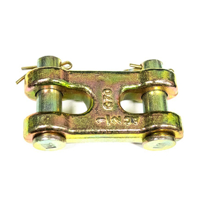 H Type TWIN CLEVIS LINK GRADE 70 G70 Double Clevis Link Yellow Chromate