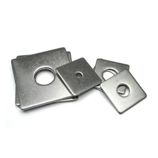 Gaskets Square Plate Washer Low Carbon Steel Hot Dip Galvanized DIN 436