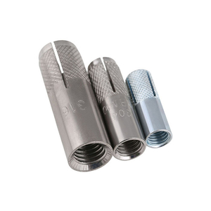 Premium Zinc Plated Carbon Steel Concrete Knurled Drop in Anchors