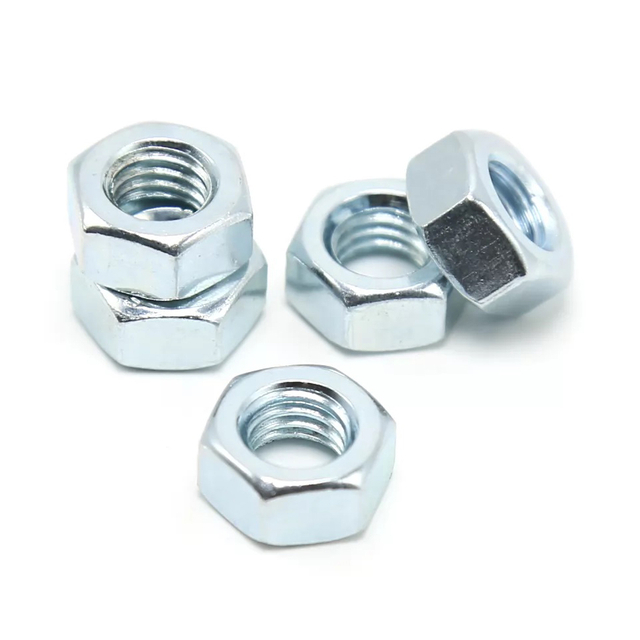 Din934 Hex Nuts And Bolts Carbon Steel Black/plain/zinc Plated 4.8/6.8/8.8 With Good Quality