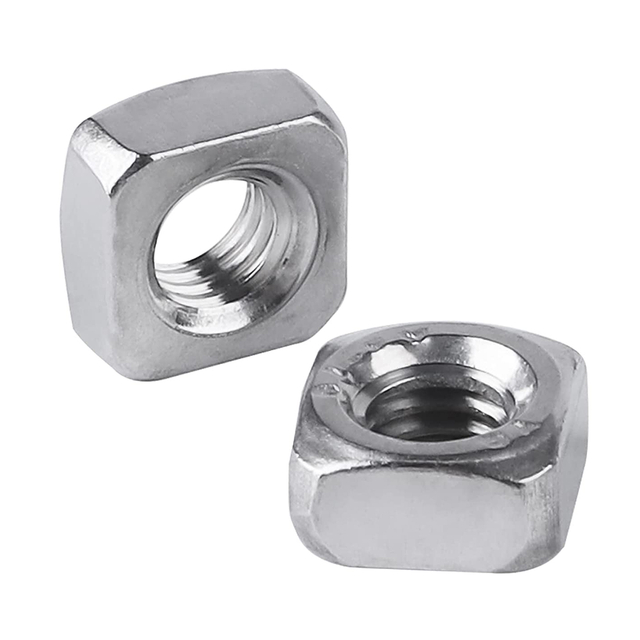 China Metric Thread Galvanized Square Nut Zinc Plated Din557