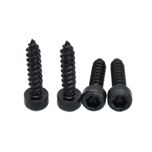 Hexagon Hex Socket Cap Head Self Tapping Screw Black Allen Head Wood Screws