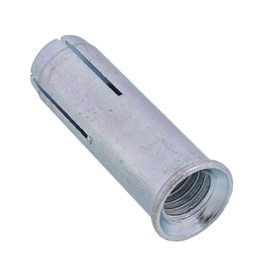 Fastener M6-M24 Galvanized Carbon Steel Anchor Bolt Knurled Drop in Anchor