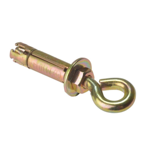 Screws Closed Hook Bolts for Wall Concrete Brick Sports and Outdoors Fasteners (Golden)