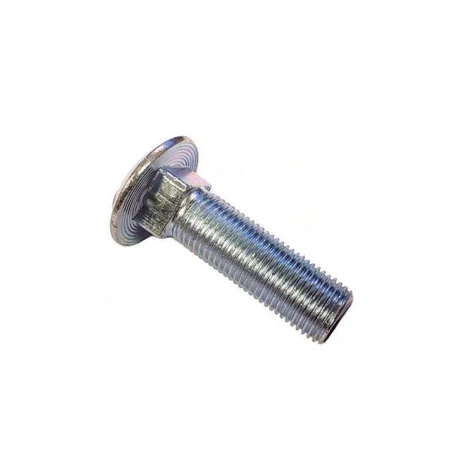 High Quality Din603 Carriage Bolt with Mushroom Head And Square Neck Zinc 
