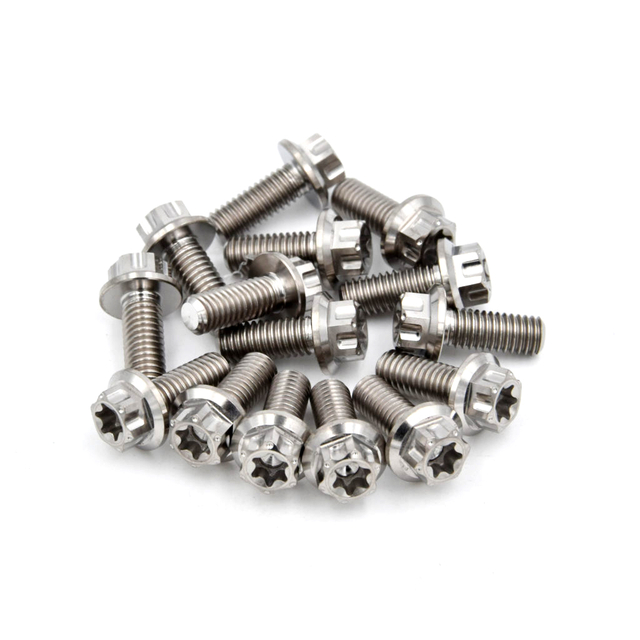 Din6921 Hex Flange Head Bolt Carbon Steel Zinc Plated Stainless Steel Phillips Torx