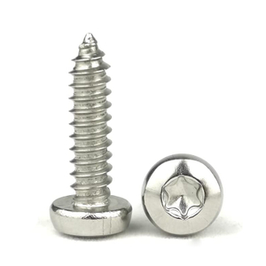 304 Stainless Steel 18-8 Full Thread Pan Head Torx Drive Self Tapping Screws