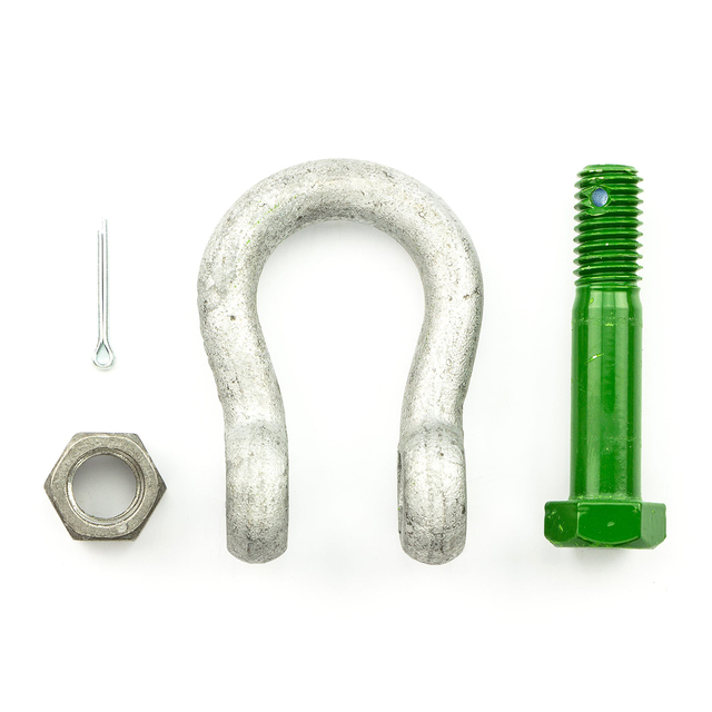 US Type Bolt Anchor Shackle G2130 Heavy Duty Galvanized Bow Shackles With Nut