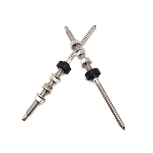 M10*200mm Solar Roof Mounting Head Hanger Bolt Photovoltaic System Hanger Bolts For Connecting Aluminium Profile Rails