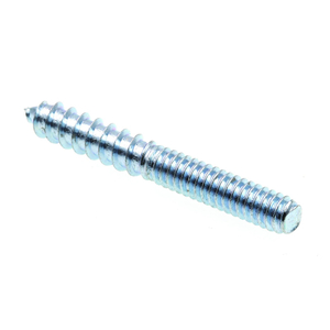 Coarse Thread Hanger Bolt Low Carbon Steel Zinc Plated