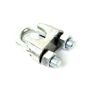 Zinc Plated Malleable Steel Wire Rope Clips Galvanized Wire Rope clamp DIN741 DIN1142