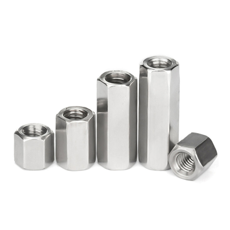 DIN6334 Stainless Steel Hexagon Nuts Extension Nuts Hexagon Long